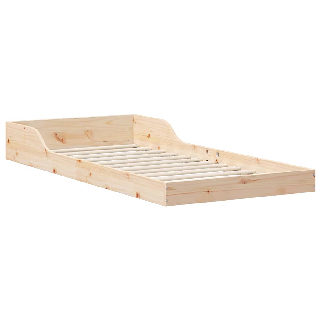 Cadre de lit Naturel 80 x 210 cm Pin massif - XIOS