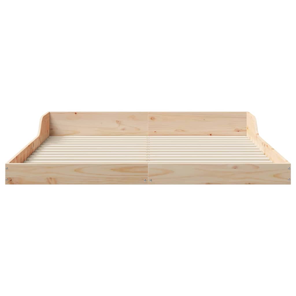 Cadre de lit Marron 160 x 210 cm Pin massif - XIOS