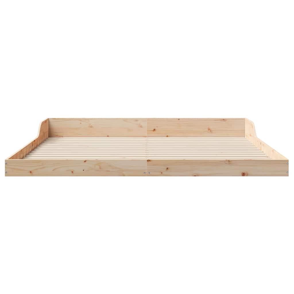 Cadre de lit Marron 200 x 210 cm Pin massif - XIOS
