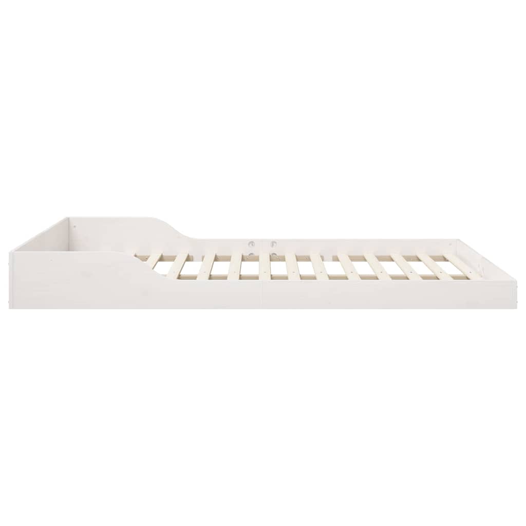 Cadre de lit Blanc 140 x 220 cm Pin massif - XIOS