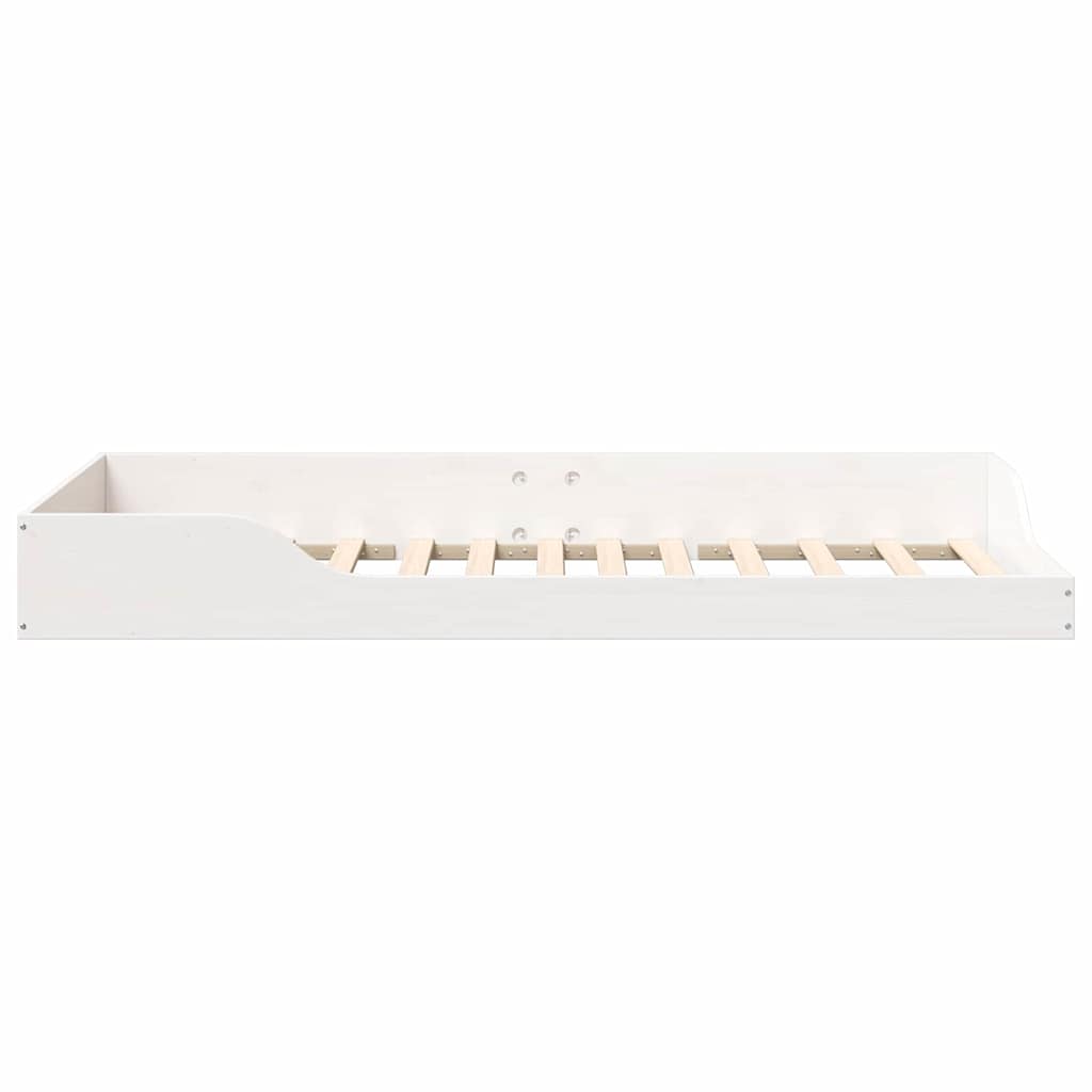 Cadre de lit Blanc 100 x 200 cm Pin massif - XIOS