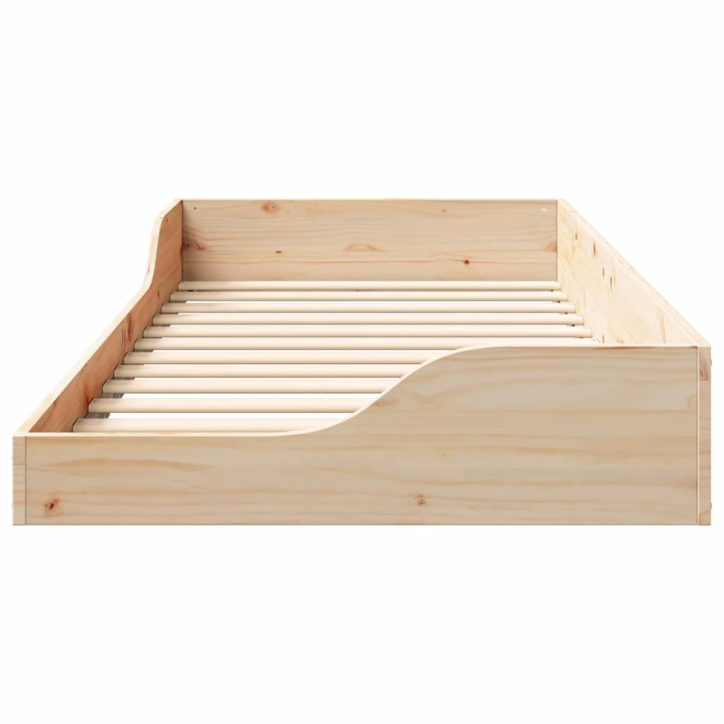 Cadre de lit Marron 80 x 200 cm Pin massif - XIOS