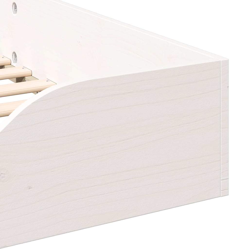 Cadre de lit Blanc 90 x 190 cm Pin massif - XIOS