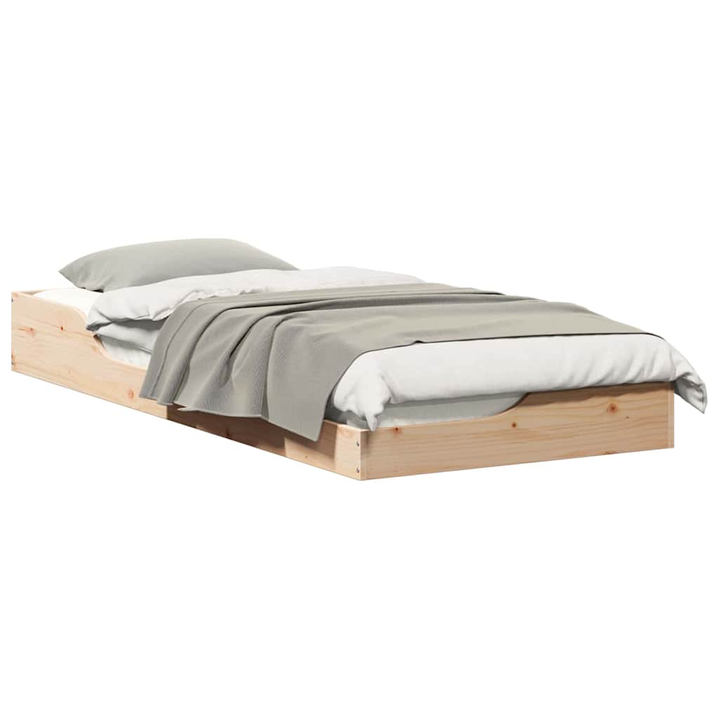 Cadre de lit Marron 80 x 210 cm Pin massif - XIOS