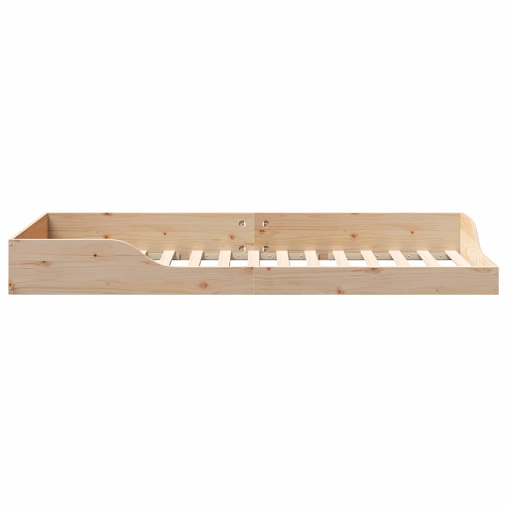 Cadre de lit Marron 80 x 210 cm Pin massif - XIOS