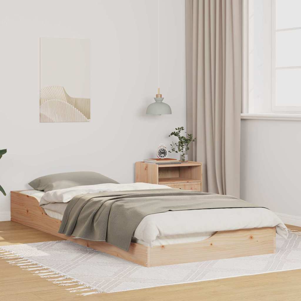 Cadre de lit Marron 80 x 220 cm Pin massif - XIOS