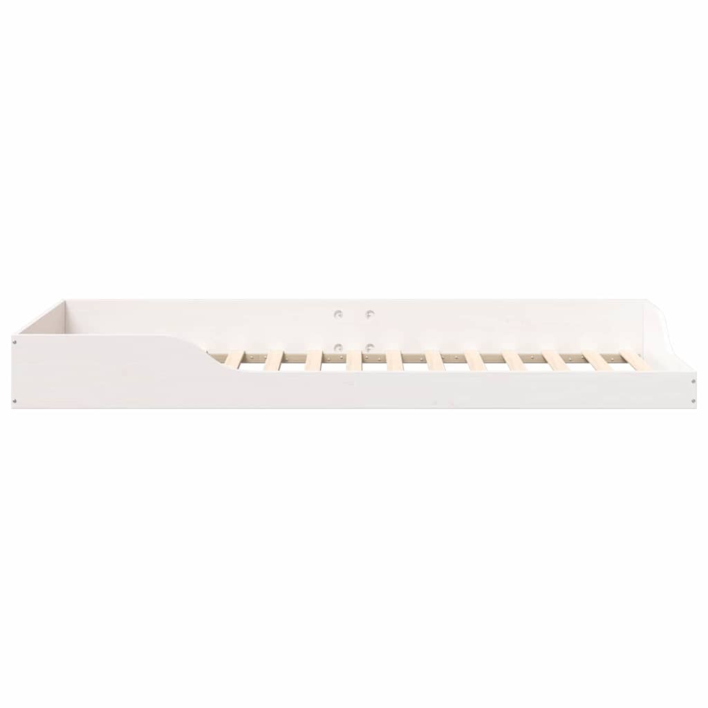 Cadre de lit Blanc 90 x 220 cm Pin massif - XIOS