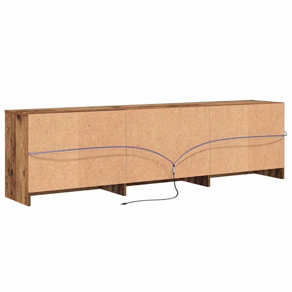 Unites TV 180 x 34 x 50 cm Bois Ancien Bois d'ingénierie