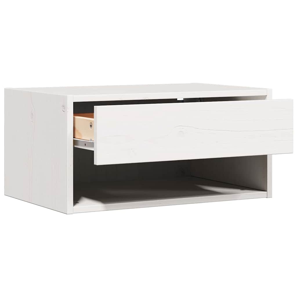 Table de chevet avec tiroir 2 pcs Blanc 50 x 32,5 x 24 cm - XIOS