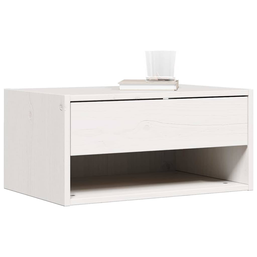 Table de chevet avec tiroir 2 pcs Blanc 50 x 32,5 x 24 cm