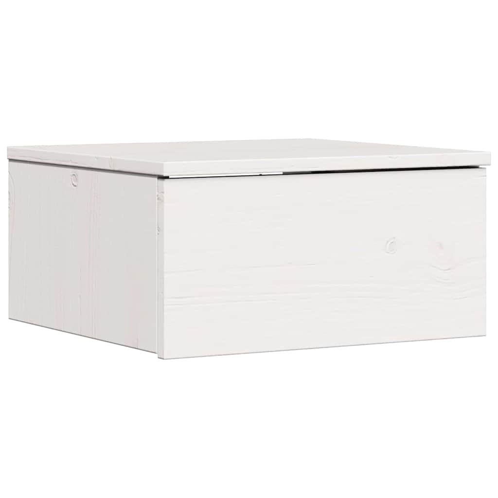 Table de chevet avec tiroir 2 pcs Blanc 37 x 35 x 18,5 cm - XIOS