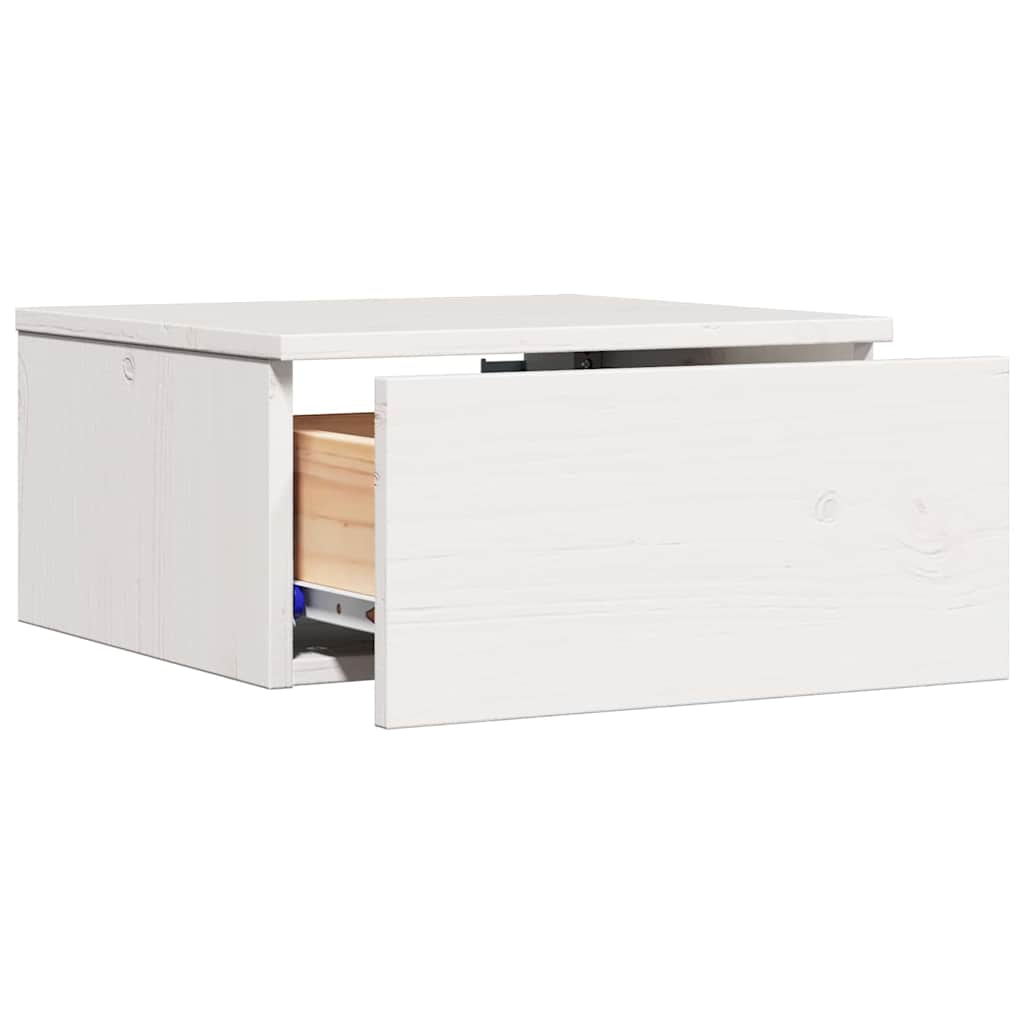 Table de chevet avec tiroir 2 pcs Blanc 37 x 35 x 18,5 cm - XIOS