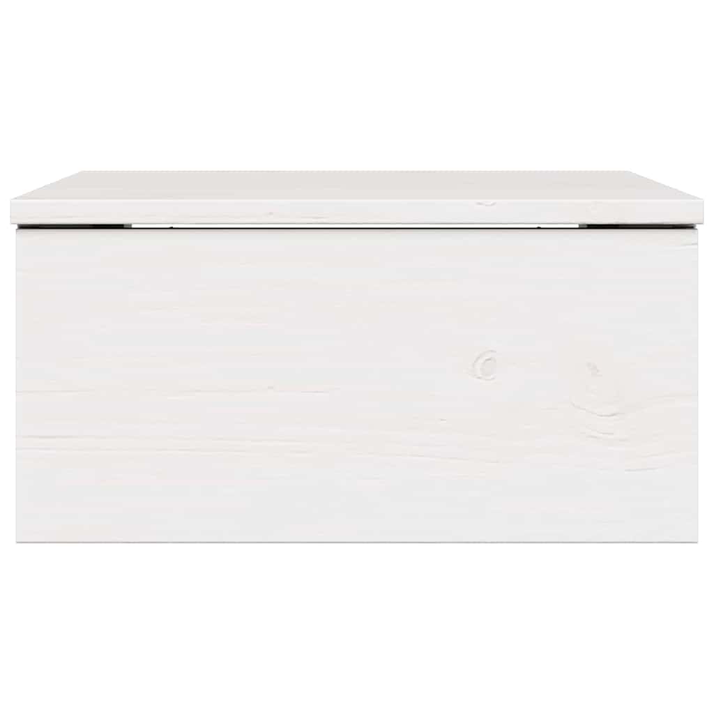 Table de chevet avec tiroir 2 pcs Blanc 37 x 35 x 18,5 cm - XIOS