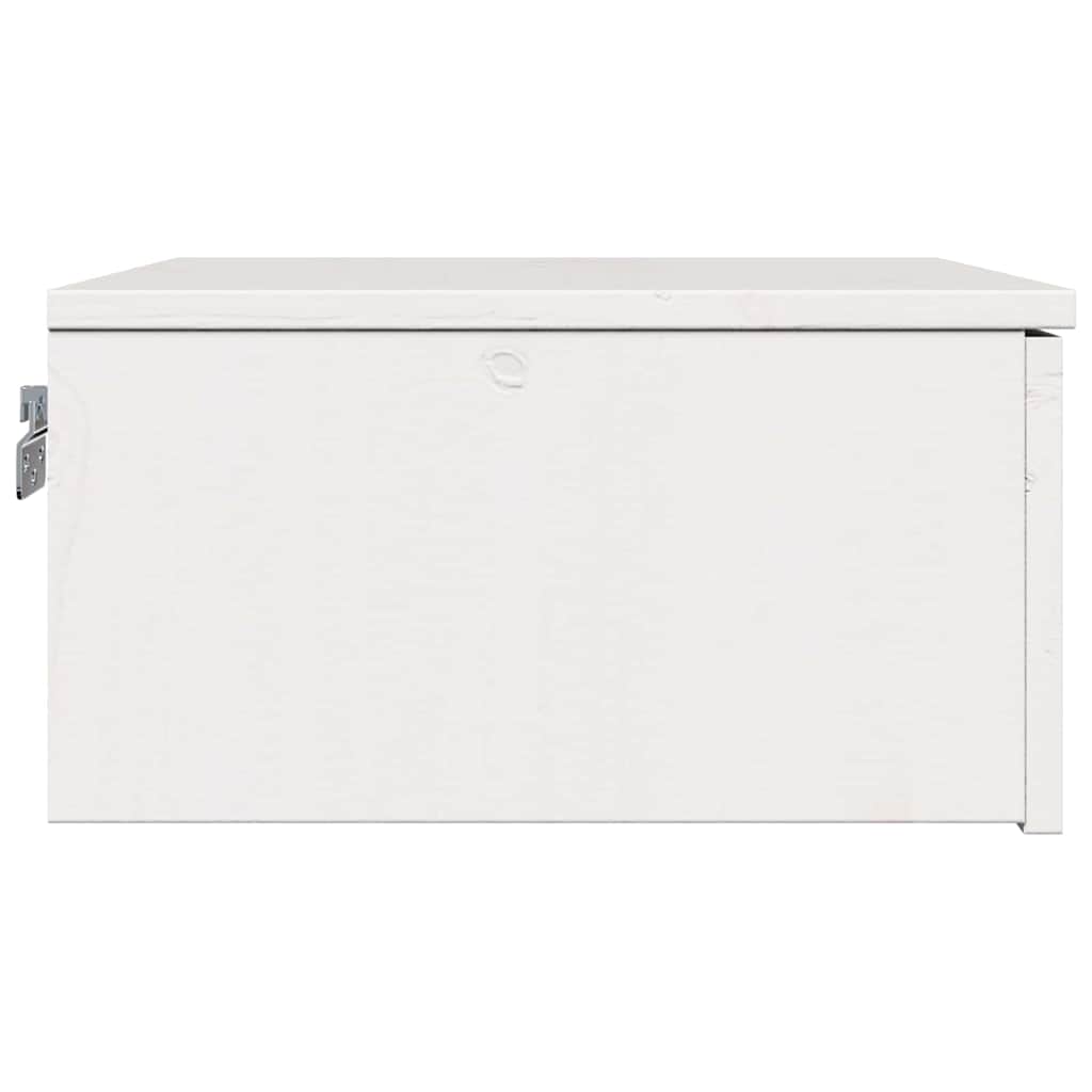 Table de chevet avec tiroir 2 pcs Blanc 37 x 35 x 18,5 cm - XIOS