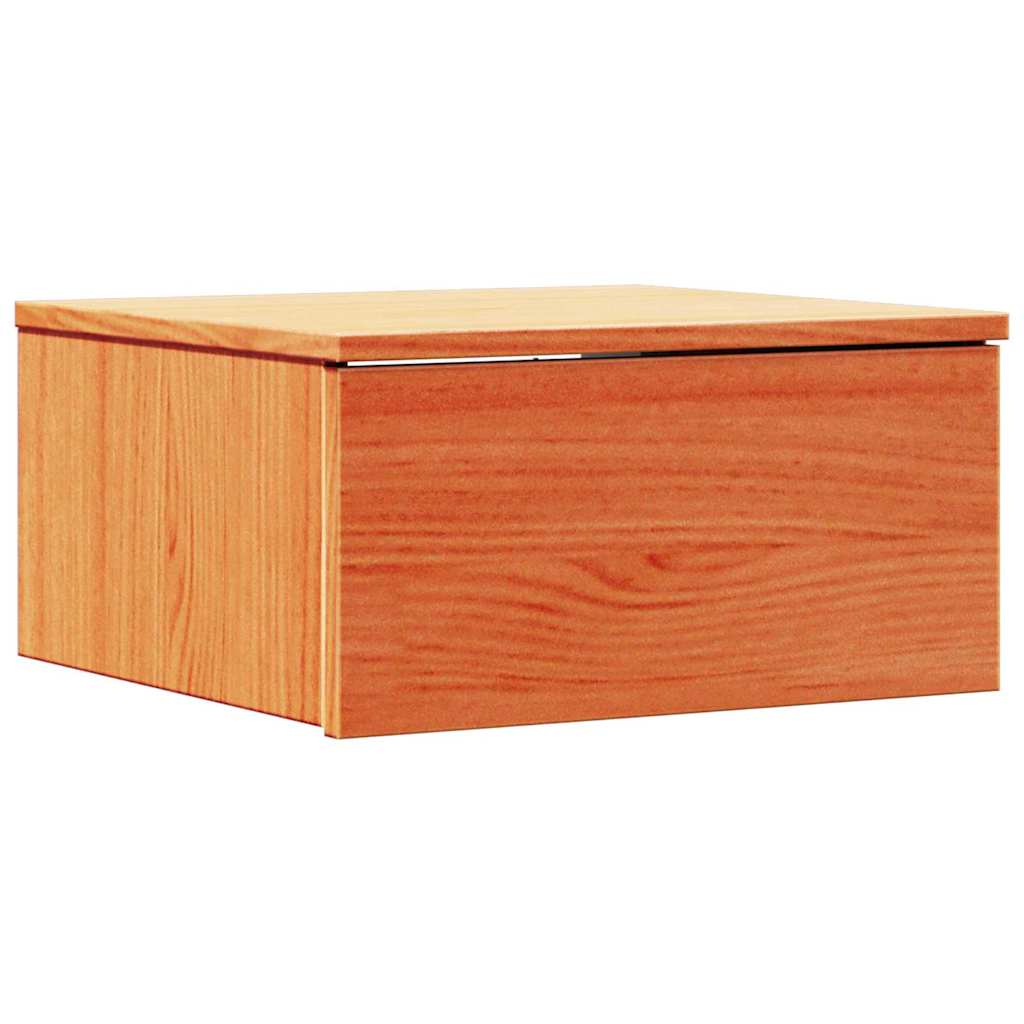 Table de chevet avec tiroir 2 pcs Brun cire 37 x 35 x 18,5 cm - XIOS