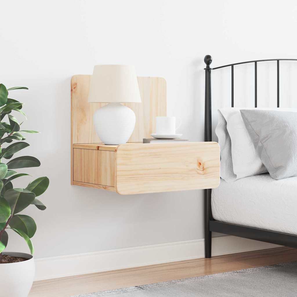 Table de chevet Marron 44 x 32,5 x 40 cm Bois massif en pin