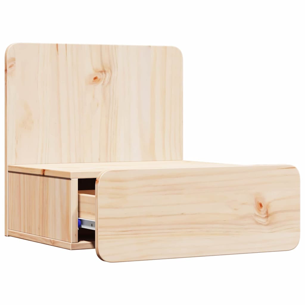 Table de chevet Marron 44 x 32,5 x 40 cm Bois massif en pin