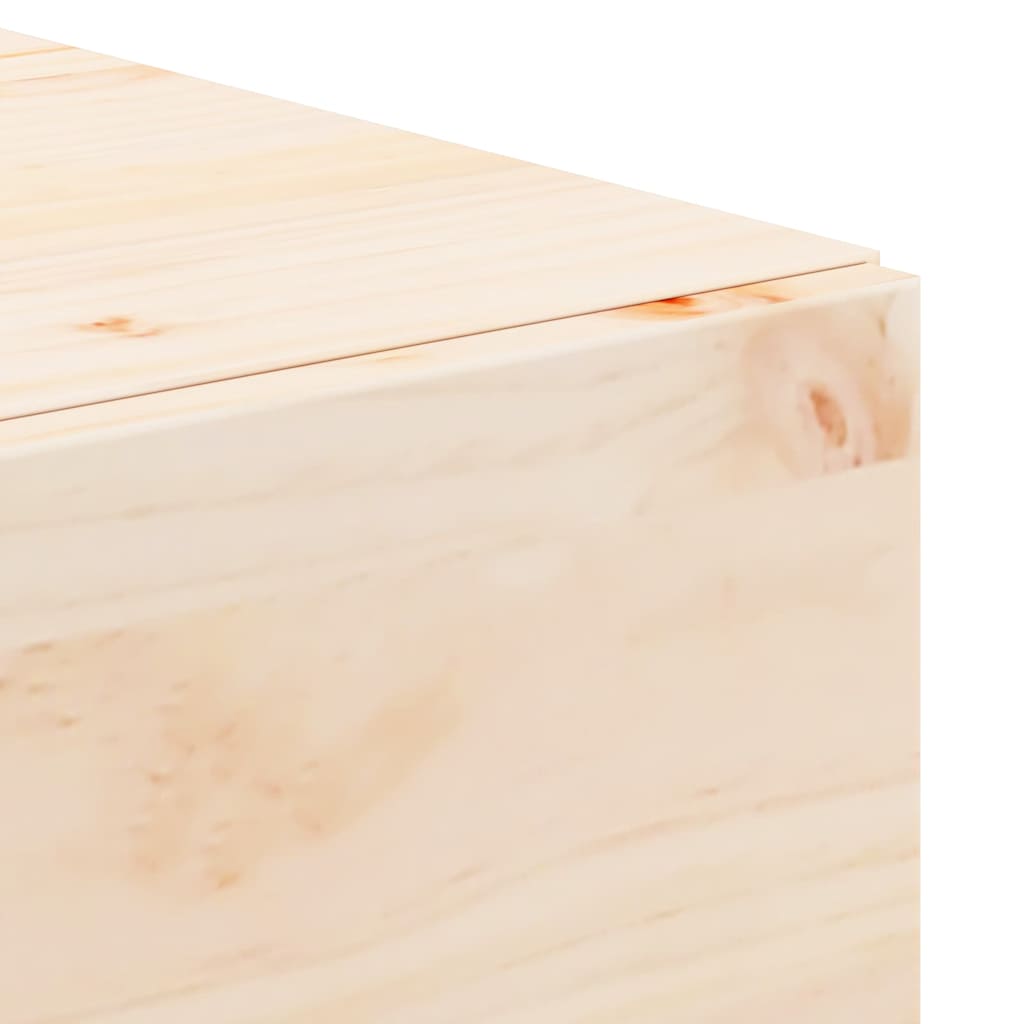 Table de chevet Marron 42 x 32,5 x 40 cm Bois massif en pin