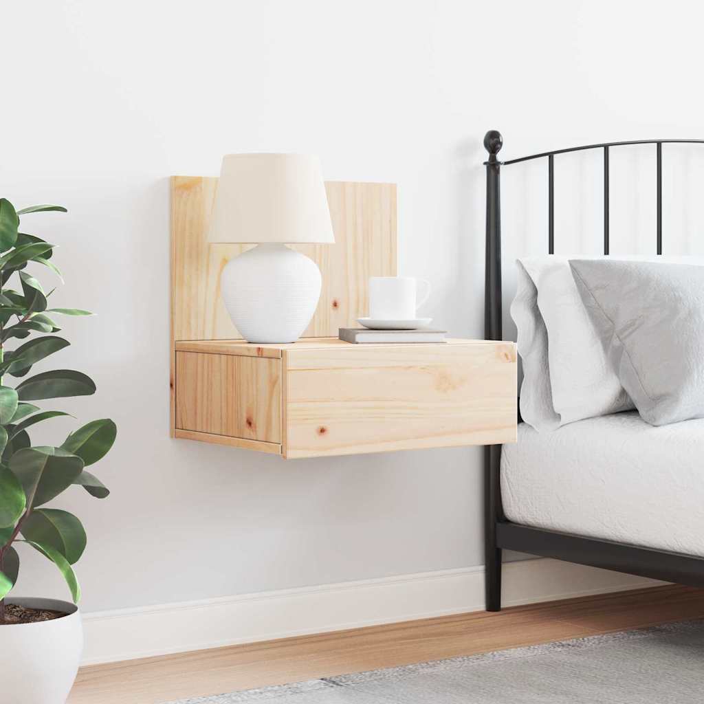 Table de chevet Marron 42 x 32,5 x 40 cm Bois massif en pin