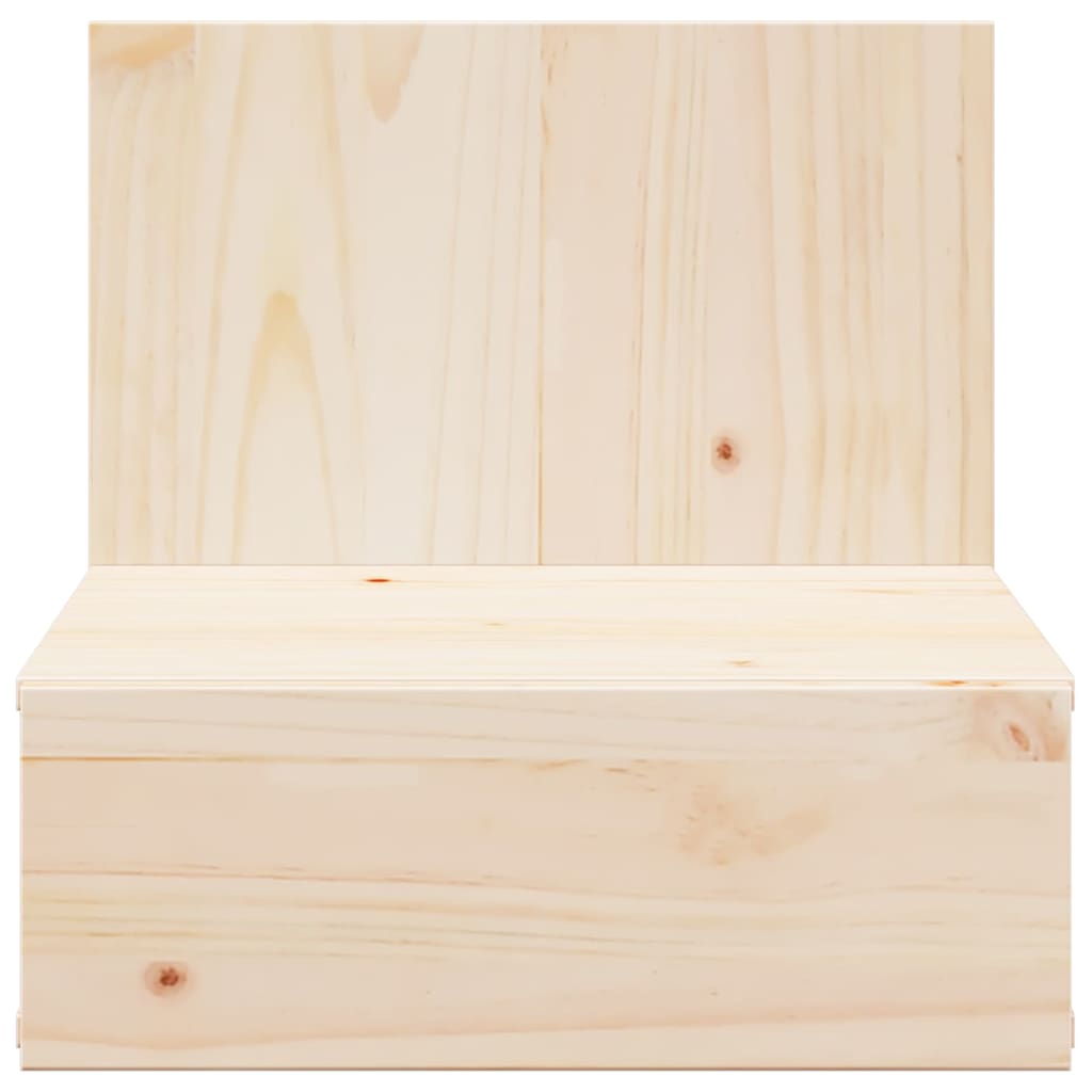 Table de chevet Marron 42 x 32,5 x 40 cm Bois massif en pin