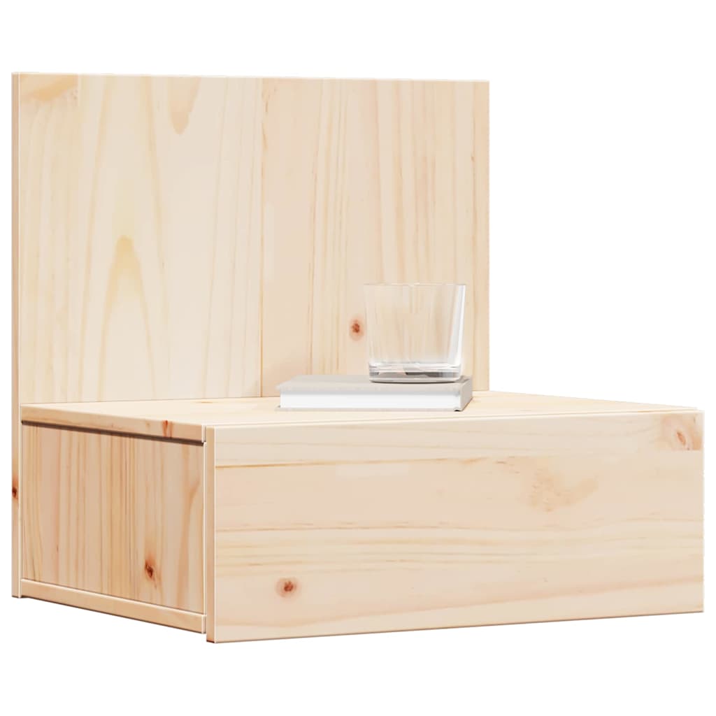 Table de chevet Marron 42 x 32,5 x 40 cm Bois massif en pin