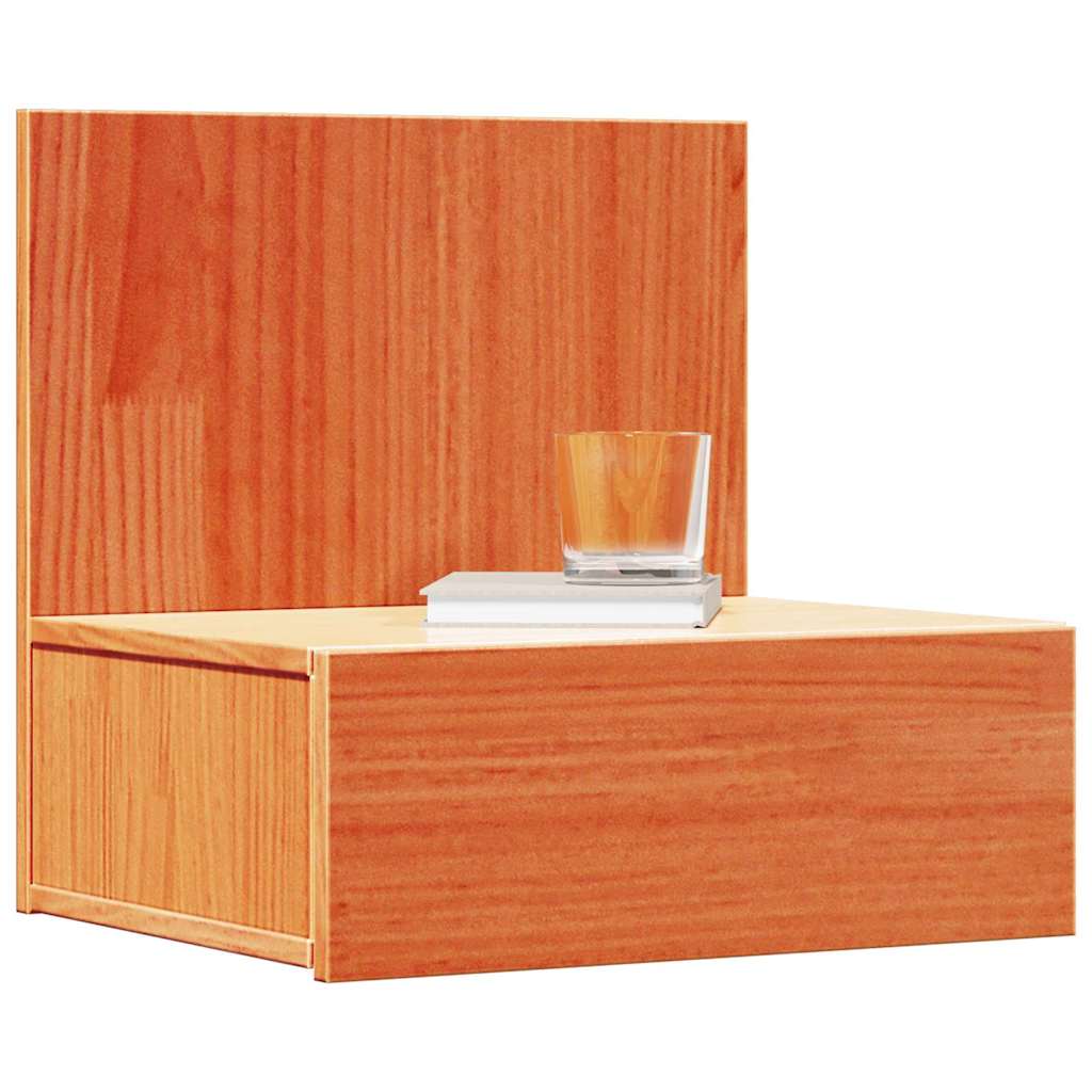 Table de chevet avec tiroir 2 pcs Brun cire 42 x 32,5 x 40 cm - XIOS