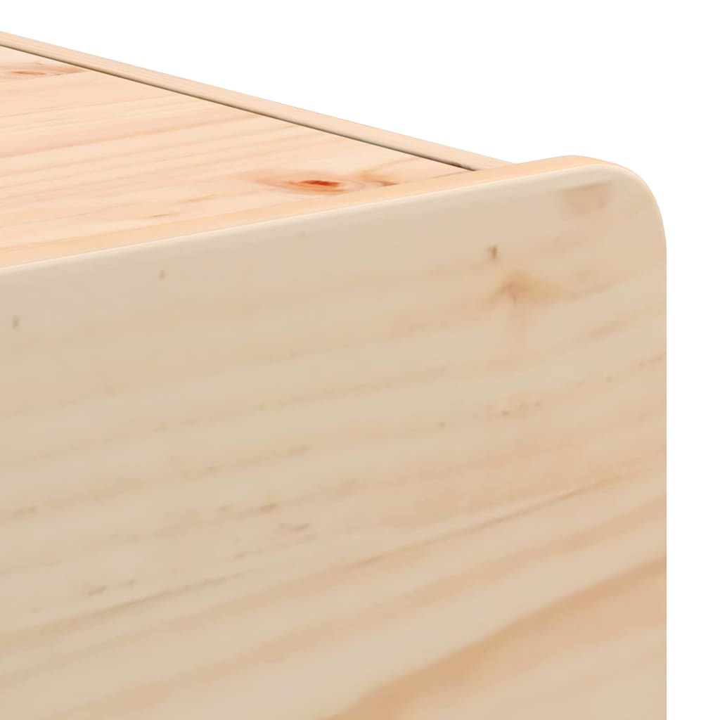 Table de chevet Marron 39 x 34 x 33 cm Bois de pin massif