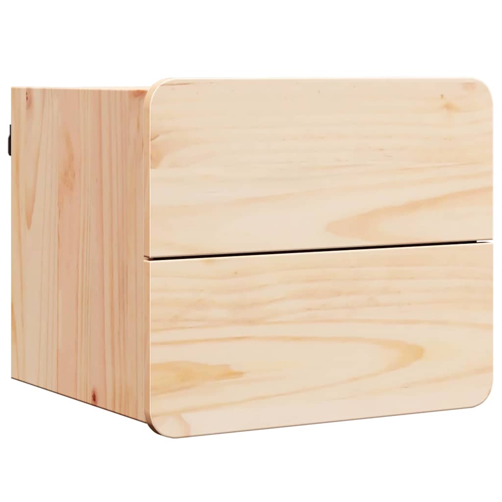 Table de chevet Marron 39 x 34 x 33 cm Bois de pin massif