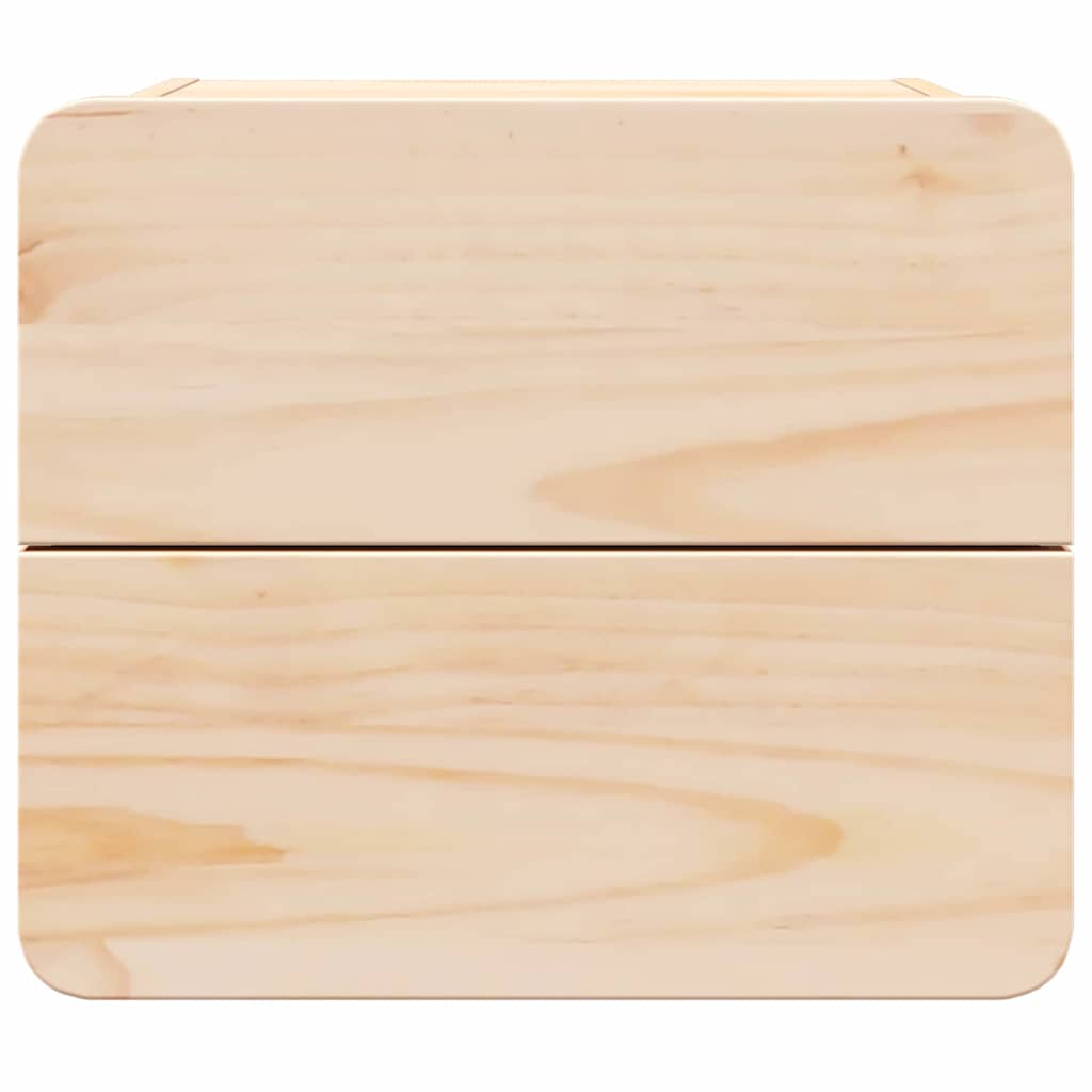 Table de chevet Marron 39 x 34 x 33 cm Bois de pin massif