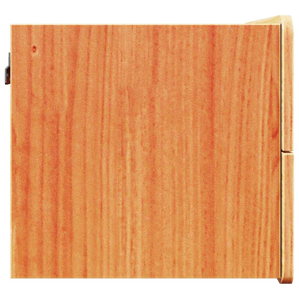 Table de chevet Brun cire 39 x 34 x 33 cm Bois de pin massif