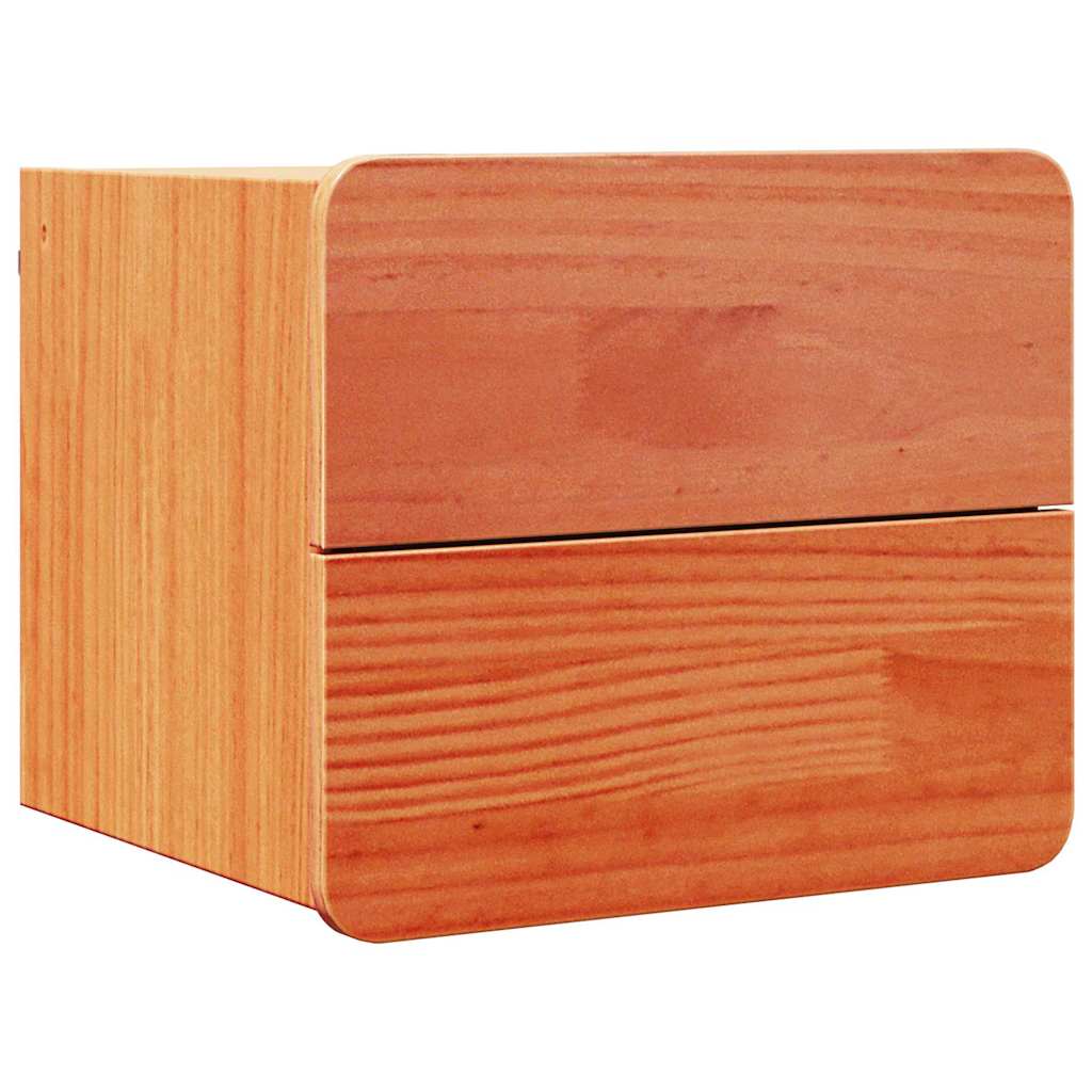 Table de chevet 2 pcs Marron 39 x 34 x 33 cm Bois de pin massif - XIOS