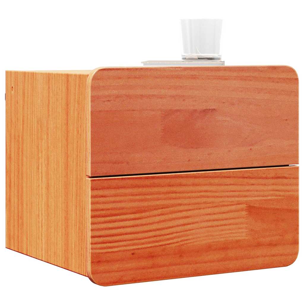 Table de chevet 2 pcs Marron 39 x 34 x 33 cm Bois de pin massif - XIOS