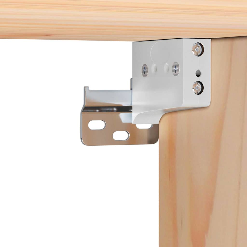 Table de chevet Marron 38 x 36 x 29,5 cm Bois massif en pin - XIOS