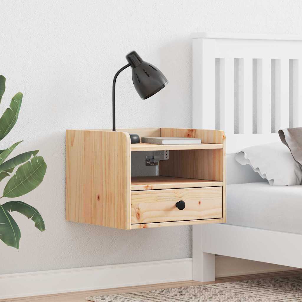 Table de chevet Marron 38 x 36 x 29,5 cm Bois massif en pin