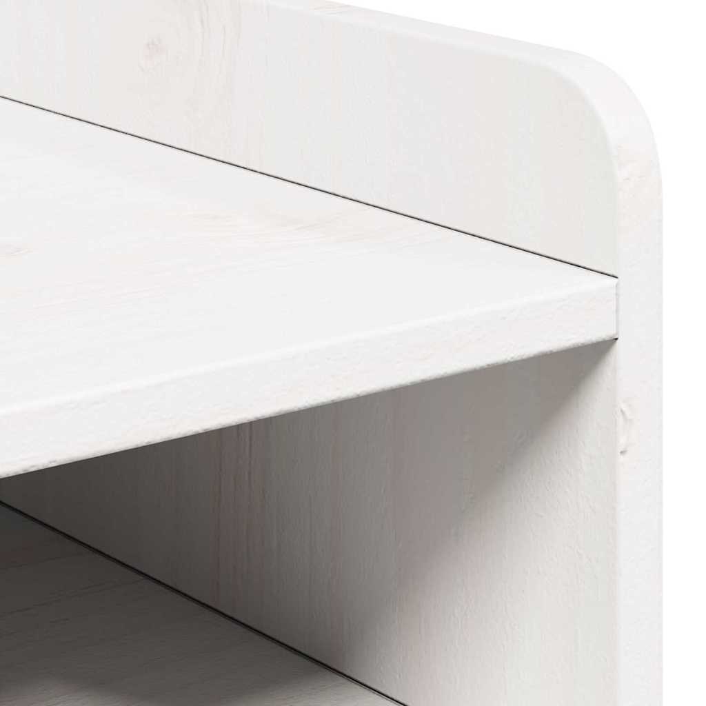 Table de chevet avec tiroir 2 pcs Blanc 38 x 36 x 29,5 cm - XIOS