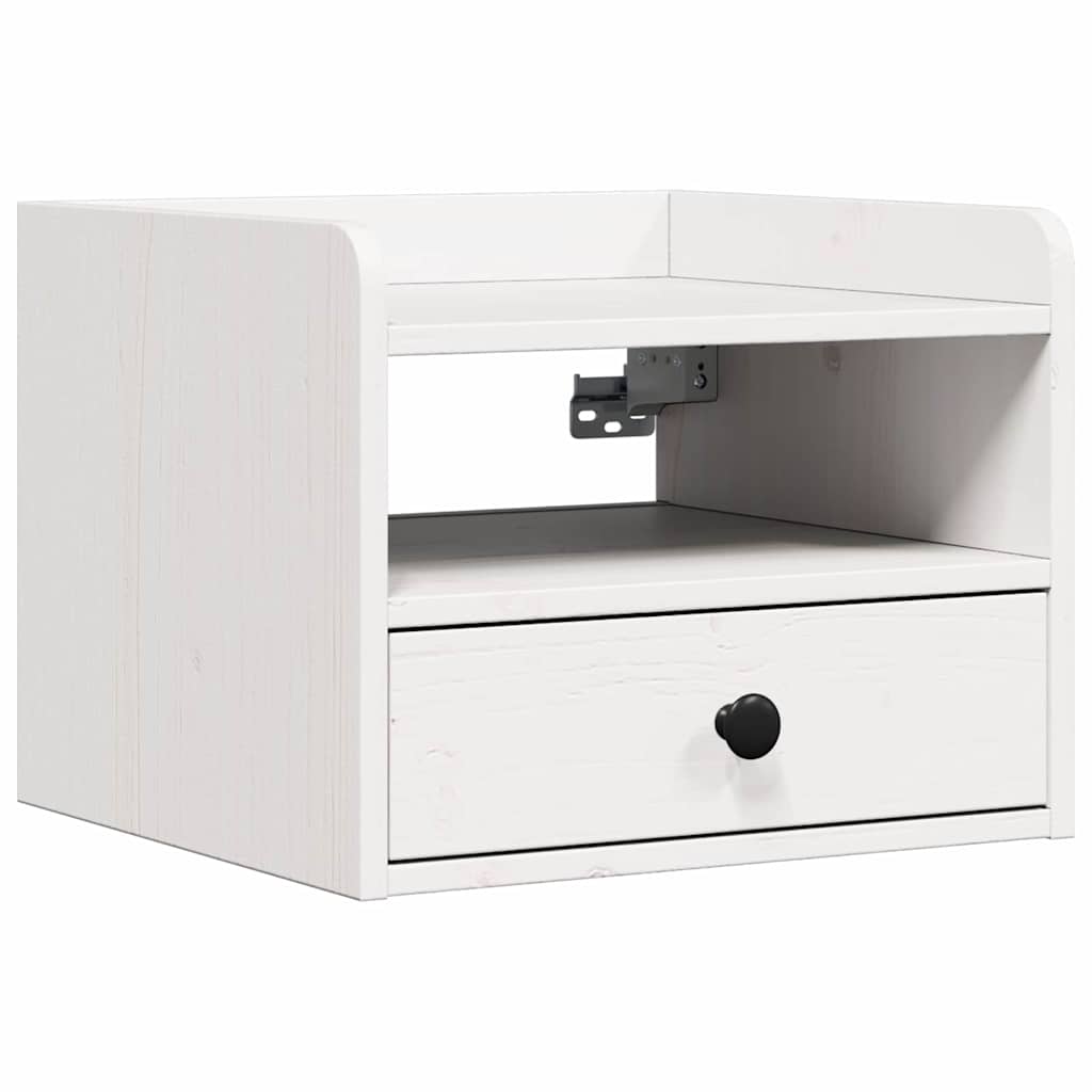 Table de chevet avec tiroir 2 pcs Blanc 38 x 36 x 29,5 cm - XIOS
