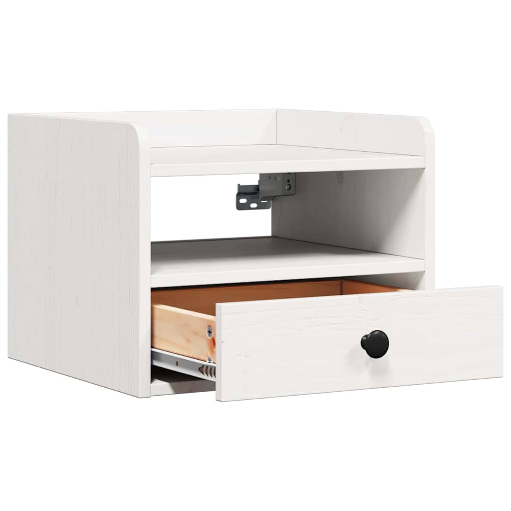 Table de chevet avec tiroir 2 pcs Blanc 38 x 36 x 29,5 cm - XIOS
