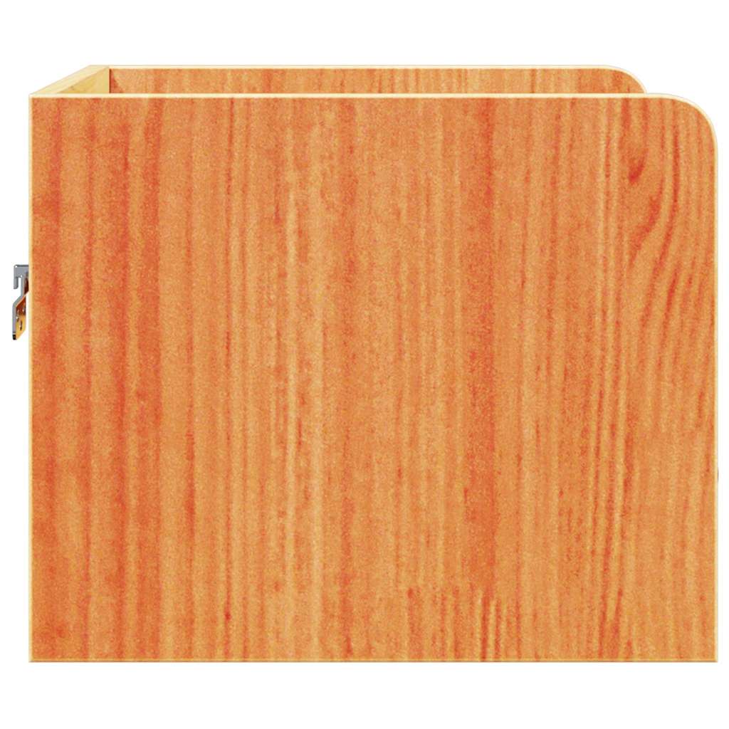 Table de chevet avec tiroir 2 pcs Brun cire 38 x 36 x 29,5 cm - XIOS