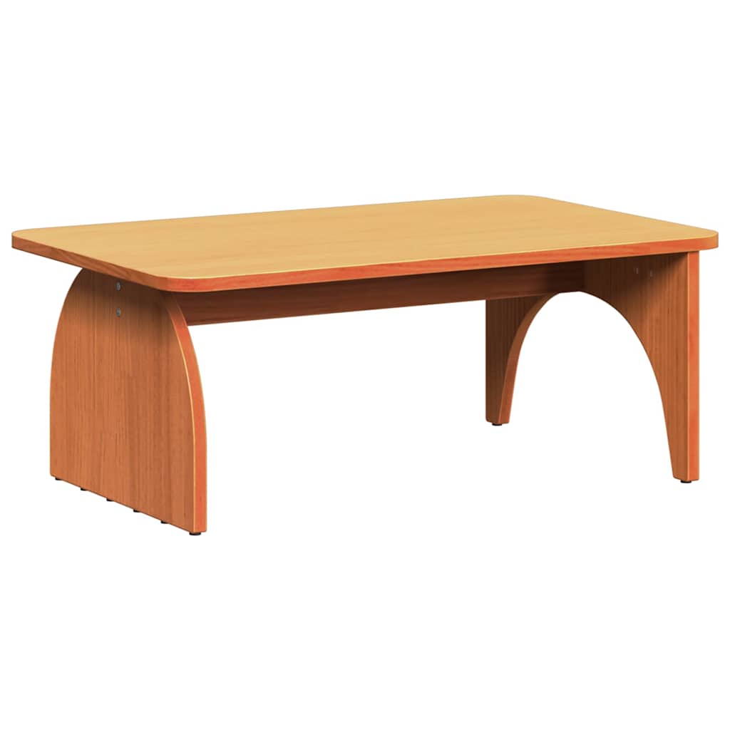 Table basse Brun cire 80 x 50 x 31 cm Bois massif en pin - XIOS