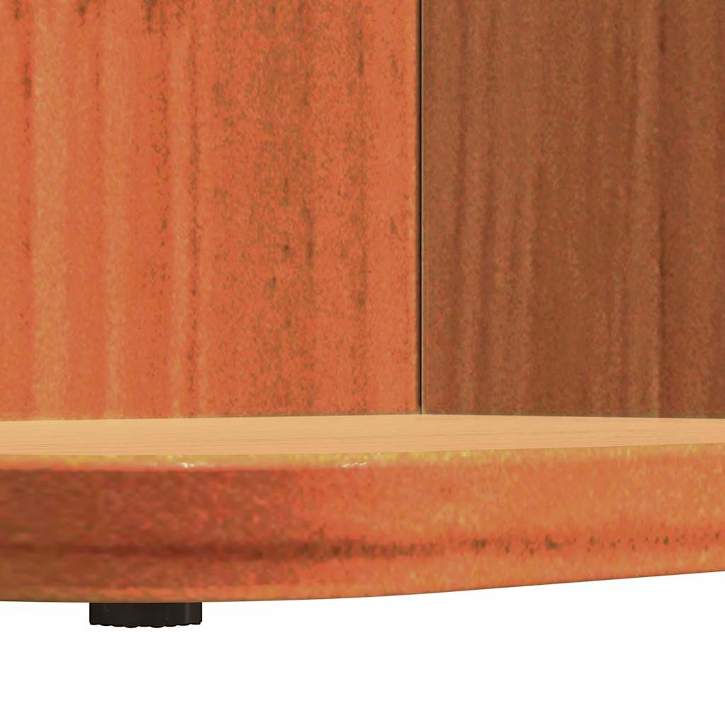 Table basse Brun cire 80 x 39,5 x 33,5 cm Bois massif en pin - XIOS