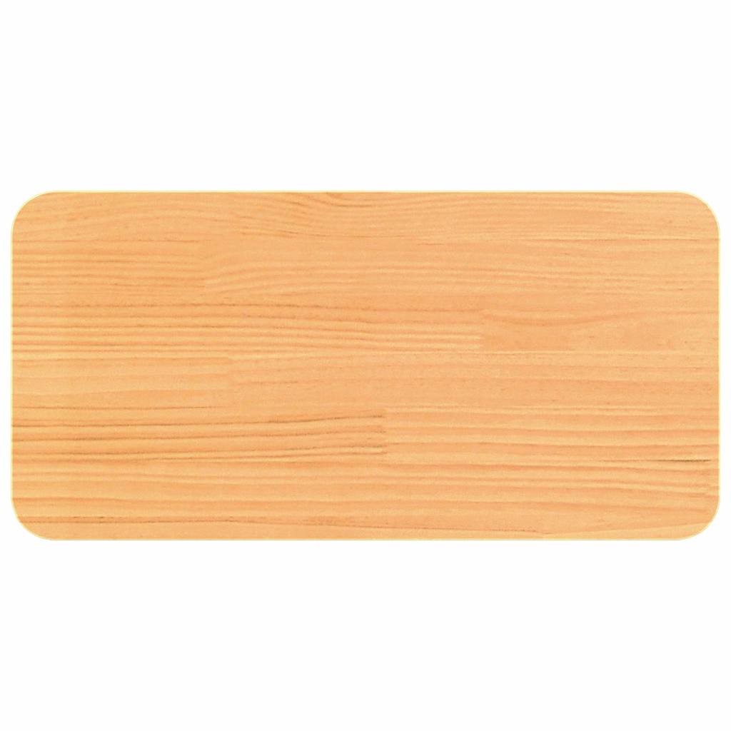 Table basse Brun cire 80 x 39,5 x 33,5 cm Bois massif en pin - XIOS
