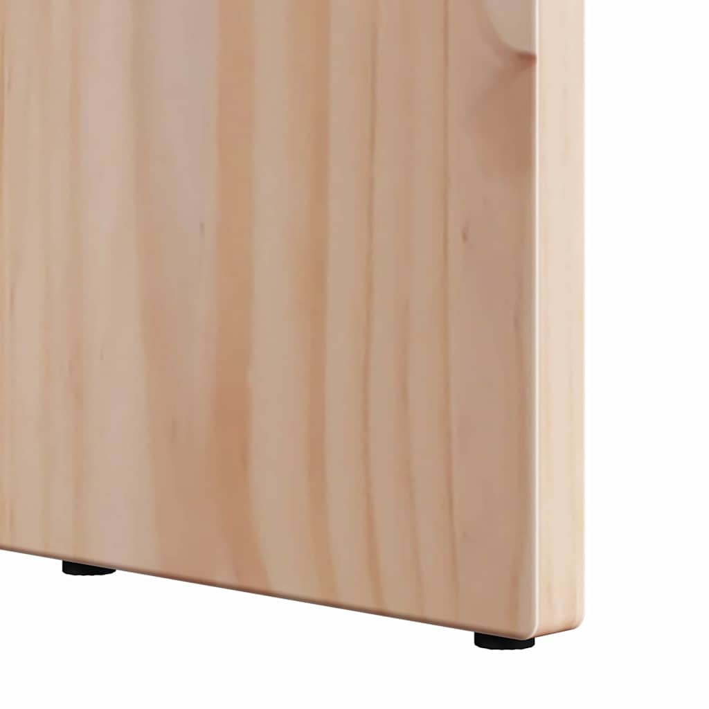 Table basse Naturel 50 x 50 x 35 cm Bois massif en pin - XIOS