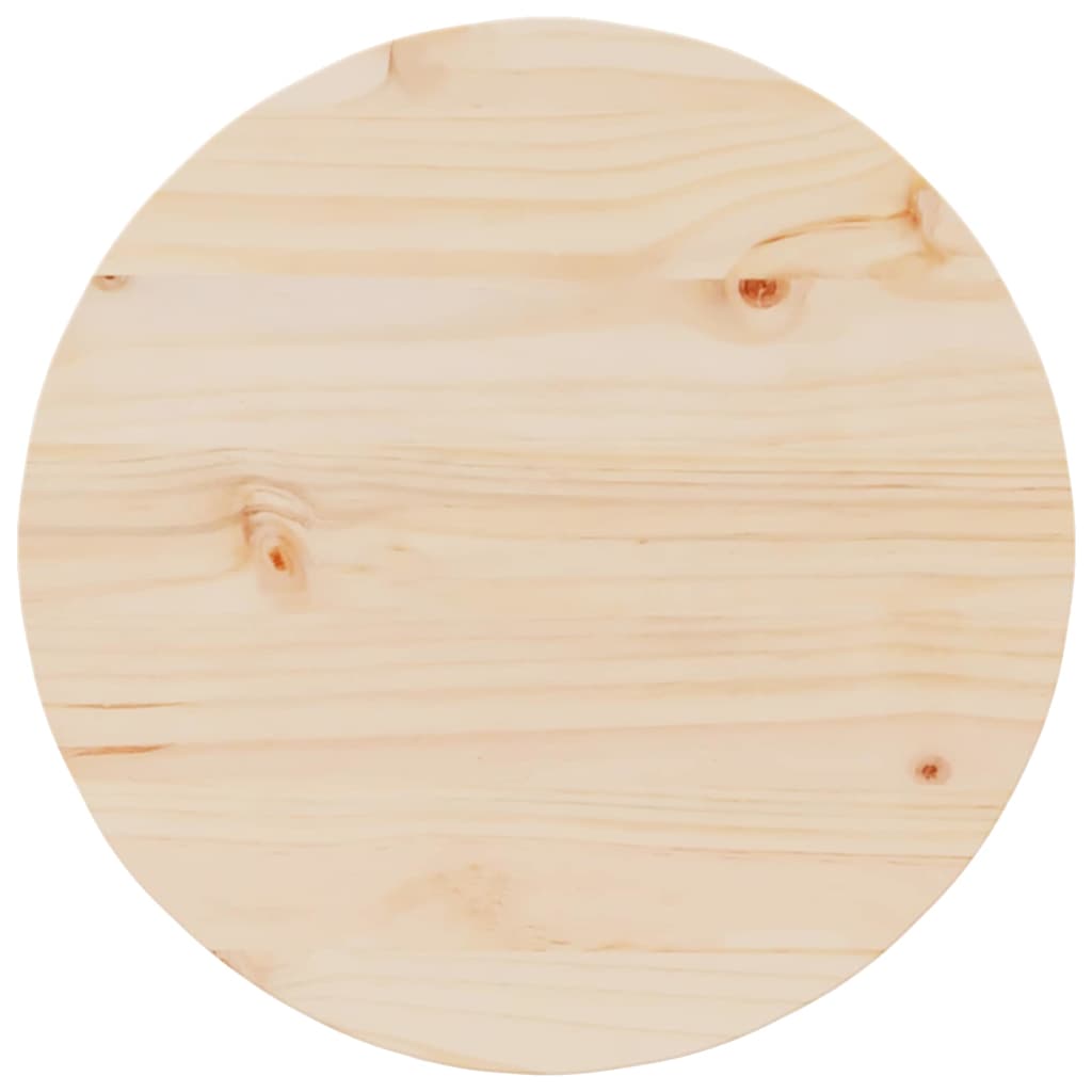 Table basse Naturel 50 x 50 x 35 cm Bois massif en pin - XIOS