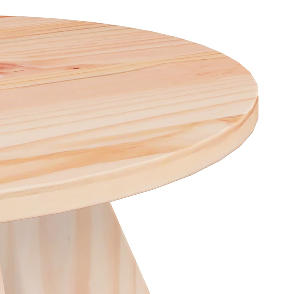 Table basse 3 pcs Naturel 49 x 49 x 30 cm Bois massif en pin - XIOS