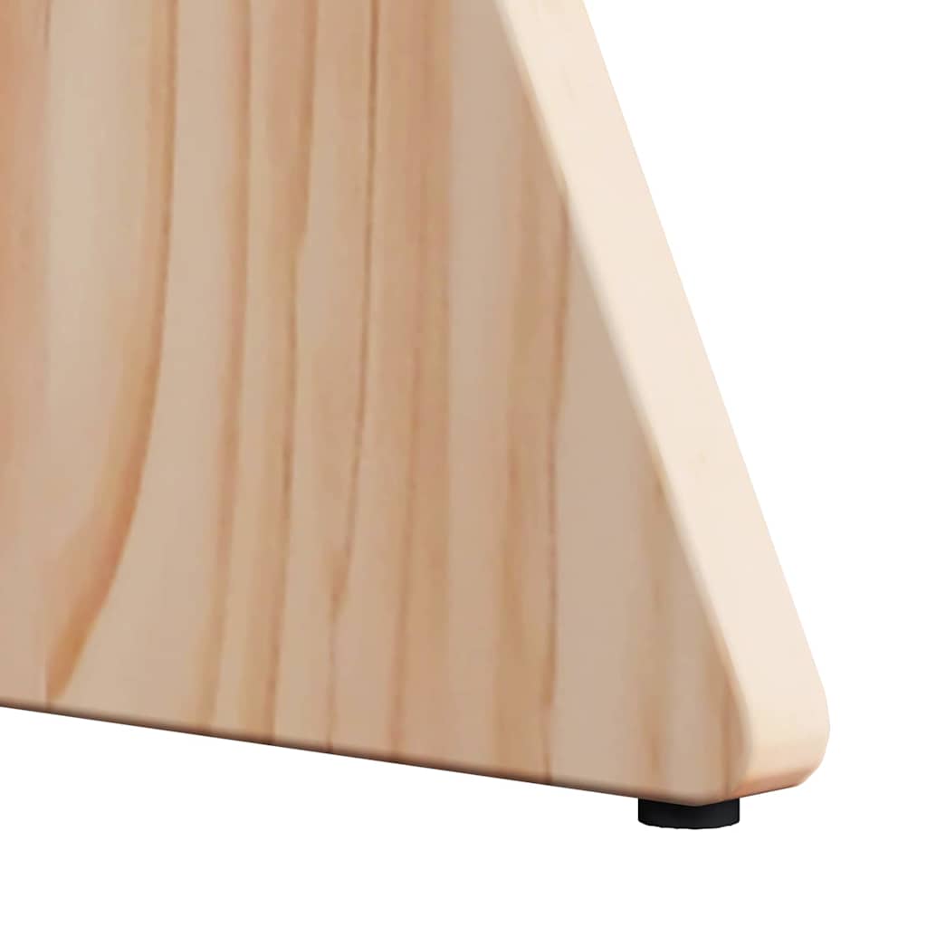 Table basse 3 pcs Naturel 49 x 49 x 30 cm Bois massif en pin - XIOS