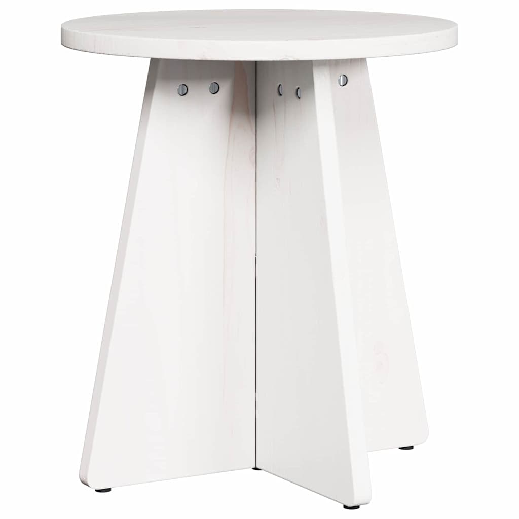 Table basse 3 pcs Blanc 49 x 49 x 30 cm Bois massif en pin - XIOS