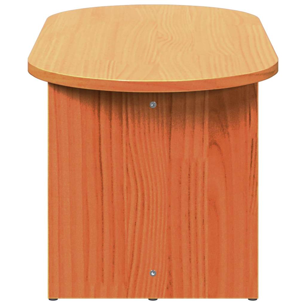 Table basse Marron cire 80 x 39,5 x 35 cm Bois de pin massif - XIOS