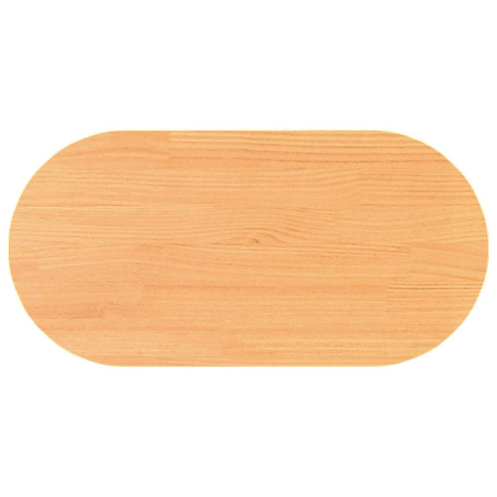 Table basse Brun cire 80 x 39,5 x 35 cm Bois de pin massif - XIOS