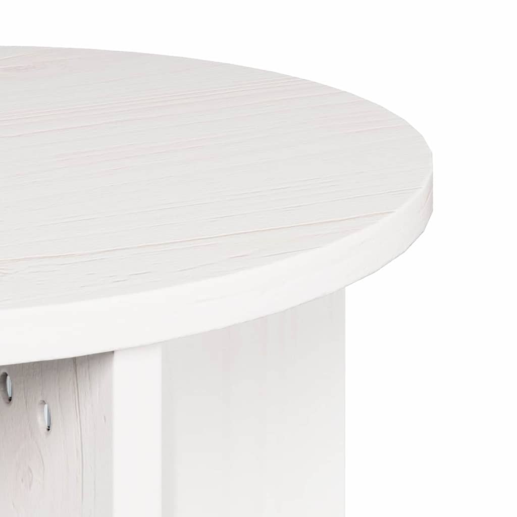 Table basse 2 pcs Blanc 41,5 x 41,5 x 44 cm Bois massif en pin - XIOS