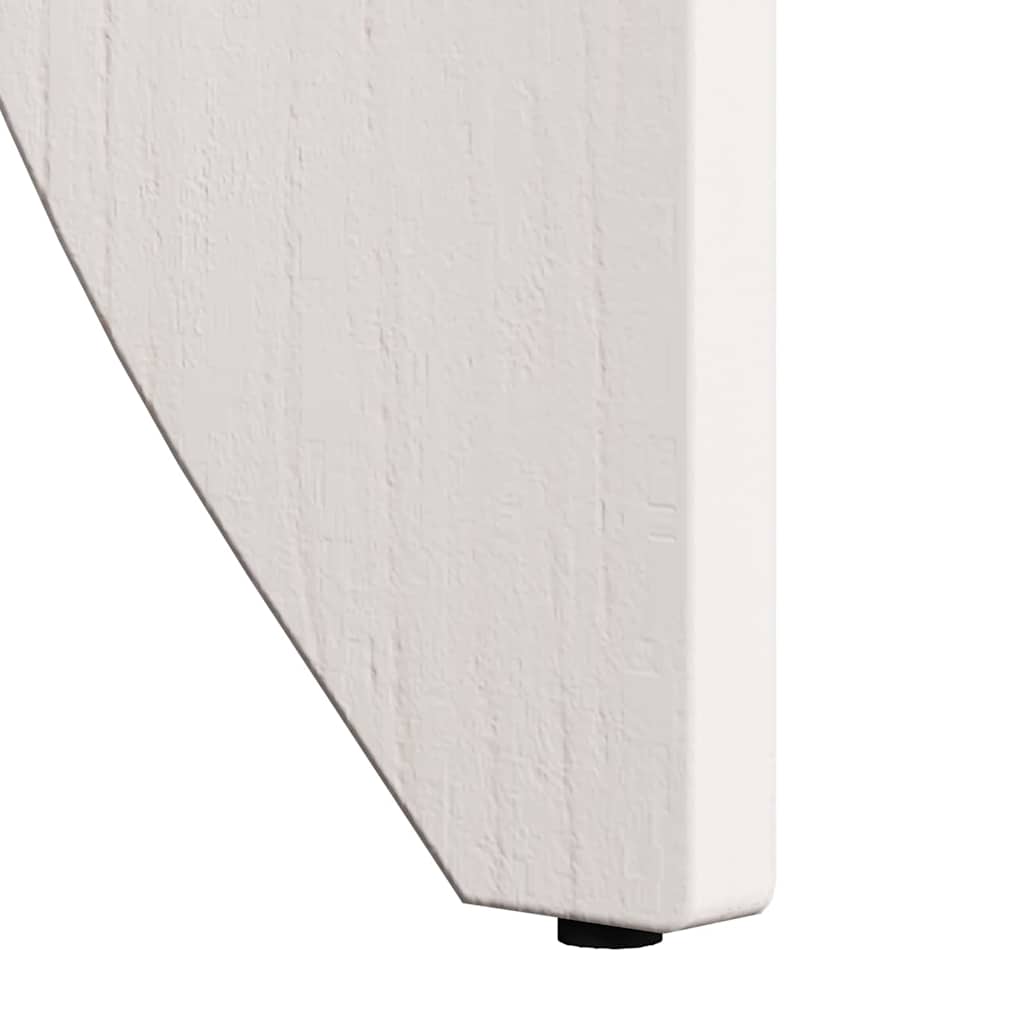 Table basse 2 pcs Blanc 41,5 x 41,5 x 44 cm Bois massif en pin - XIOS